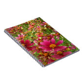 Hellrosa und gelbe Daisy-Blume Notizblock (Rechte Seite)