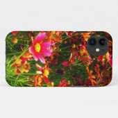 Hellrosa und gelbe Daisy Wilde Blume Case-Mate iPhone Hülle (Rückseite (Horizontal))