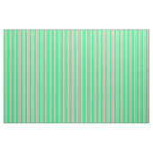 Hellrosa und grünes Muster der Streifen Stoff (Fat Quarter (45,7 x 55,9 cm))
