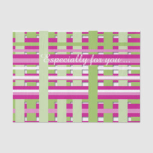 Hellrosa und grünes Unterwasserpapier Seidenpapier