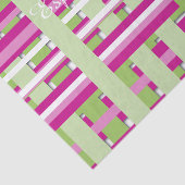 Hellrosa und grünes Unterwasserpapier Seidenpapier (Ausschnitt)