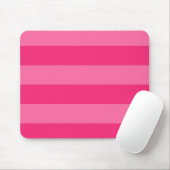 Hellrosa und heiß rosa Streifen Mousepad (Mit Mouse)