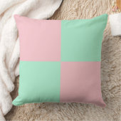 Hellrosa und helle tadellose Farbe Kissen (Decke)