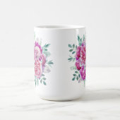 Hellrosa und lila Pfeiler Kaffeetasse (Mittel)