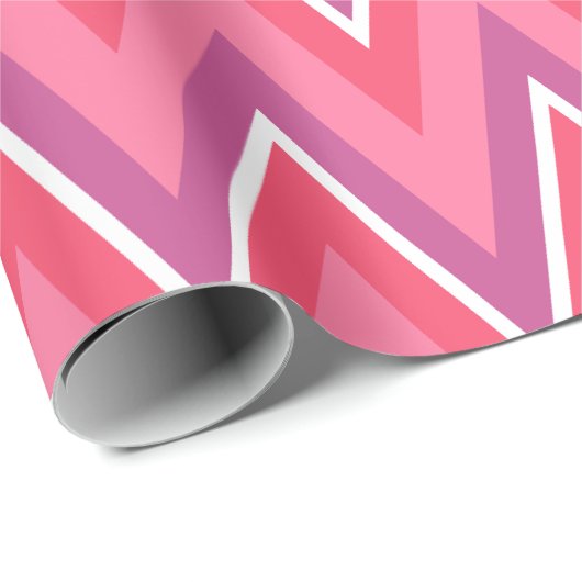 Hellrosa und Lila Schleifpapier Geschenkpapier (Rolleneckpunkt)