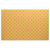 Hellrosa und Marigold Orange Polka Dot Stoff (Yard (91,4 cm))