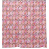 Hellrosa und marokkanisches Glitzer Duschvorhang (Vorderseite)