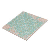 Hellrosa und marokkanisches Muster Fliese (Seite)