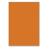 Hellrosa und orange Wildblume Tischnummer (Rückseite)