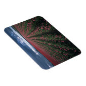 Hellrosa und rote Tulpen leuchten unter dunkler Fa Magnet (Rechte Seite)