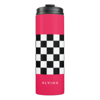 Hellrosa und Schachbrett