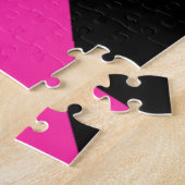 Hellrosa und schwarz puzzle (Seite)