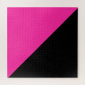 Hellrosa und schwarz puzzle (Horizontal)