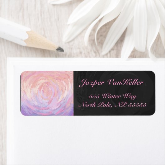 Hellrosa und schwarze Monogramm (Insitu)