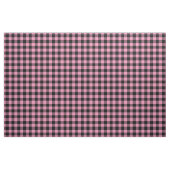 Hellrosa und schwarzes Gingham-Karo Stoff (Fat Quarter (45,7 x 55,9 cm))