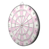 Hellrosa und weiß dartscheibe (Vorderseite rechts)