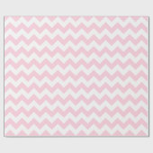 Hellrosa und weiße große, Zickzack Umschlagpapier Geschenkpapier (Flach)
