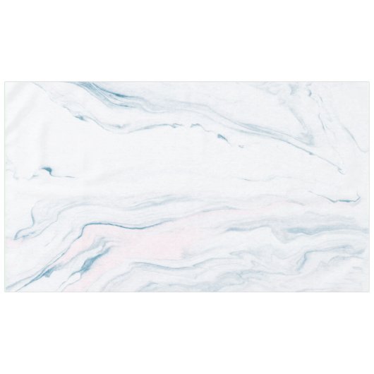 Hellrosa und weißer Marmor Tischdecke (Vorderseite (Horizontal))