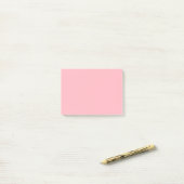 Hellrosa Uni-Farbe Post-it Klebezettel (Auf Schreibtisch)