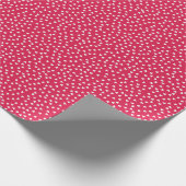 Hellrosa Valentinstag Geschenkwrap Geschenkpapier (Ecke)
