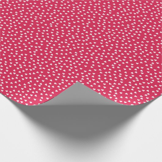 Hellrosa Valentinstag Geschenkwrap Geschenkpapier (Ecke)