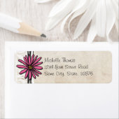 Hellrosa Vintage Daisy-Hochzeitadresse (Insitu)