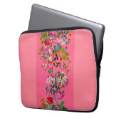 Hellrosa Vintage Rose Garden Electronics Bag Laptopschutzhülle (Vorderseite Links)