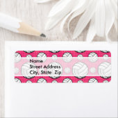 Hellrosa Volleyball-Muster (Insitu)