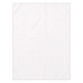 Hellrosa, weiße Quadrat-Muster Tischdecke (Vorderseite)