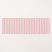 Hellrosa Wellenmuster-Yogamatte Yogamatte (Vorderseite (Horizontal))