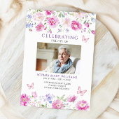 Hellrosa Wildblumen Beerdigungsauftrag Programm