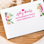 Hellrosa Wildblumen Skript-Abschluss