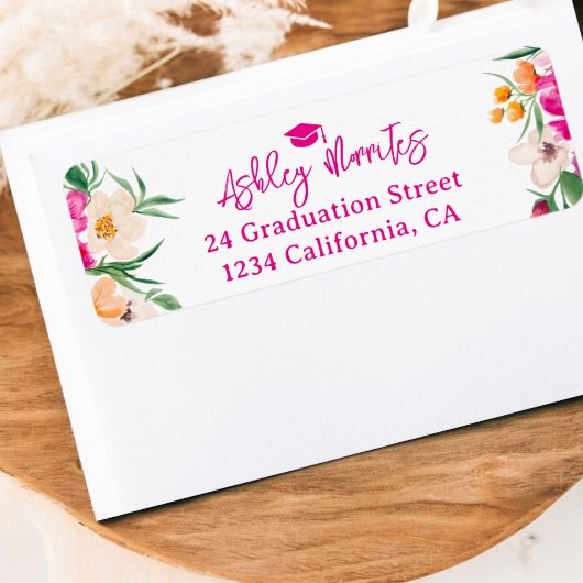 Hellrosa Wildblumen Skript-Abschluss