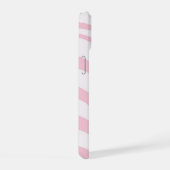 Hellrosa Zebramuster iPhone 15 Hülle (Rechte Seite)