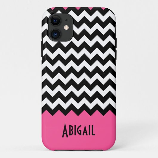 Hellrosa Zickzack iPhone 5 Fall Case-Mate iPhone Hülle (Rückseite)