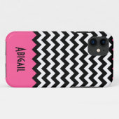Hellrosa Zickzack iPhone 5 Fall Case-Mate iPhone Hülle (Rückseite (Horizontal))