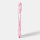 Hellrosa Ziegel-iPhone-Hülle, weicher, schicker St Case-Mate iPhone Hülle (Rückseite / Rechts)