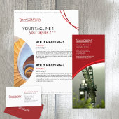 Hellrot, Burgund geteerte Fotos Werbekarte