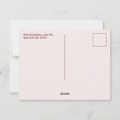 Hellrot mit Ihrem Foto Weihnachten (Rückseite)