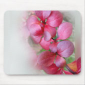 hellrote Faltblätter Mousepad (Vorne)