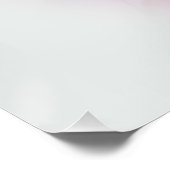 hellrote Faltblätter Poster (Ecke)