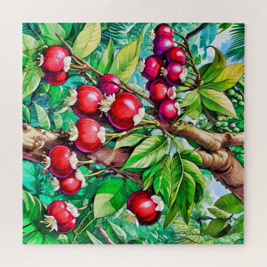 Hellrote Früchte Puzzle (Horizontal)