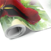 Hellrote Panik Geschenkpapier (Rolleneckpunkt)