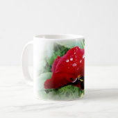 Hellrote Panik Kaffeetasse (Vorderseite Links)
