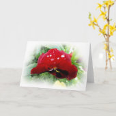 Hellrote Panik Karte (Gelbe Blume)