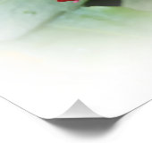 Hellrote Panik Poster (Ecke)