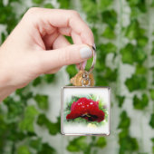 Hellrote Panik Schlüsselanhänger (Hand)