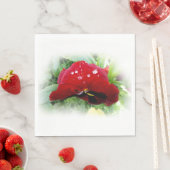 Hellrote Panik Serviette (Beispiel)