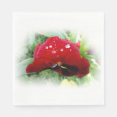 Hellrote Panik Serviette (Vorderseite)