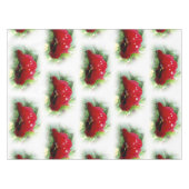 Hellrote Panik Tischdecke (Vorderseite (Horizontal))